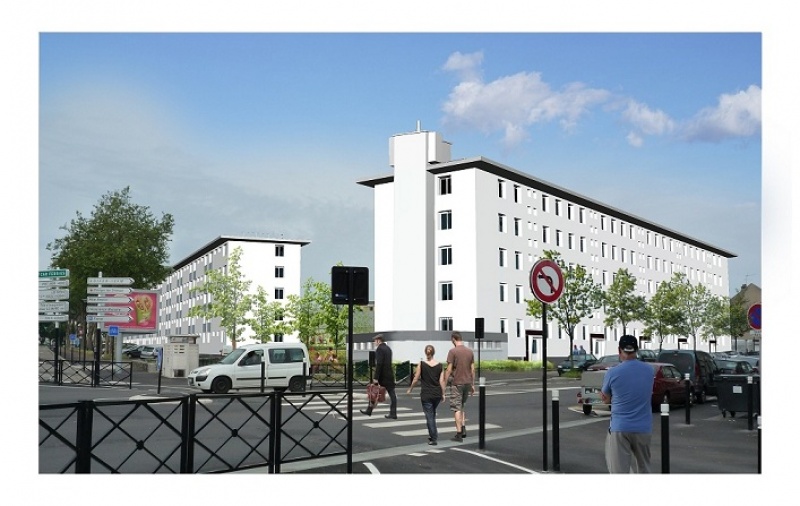 RHABILITATION ET RSIDENTIALISATION DE 160 LOGEMENTS COLLECTIFS DU GROUPE BERTRAND AU HAVRE