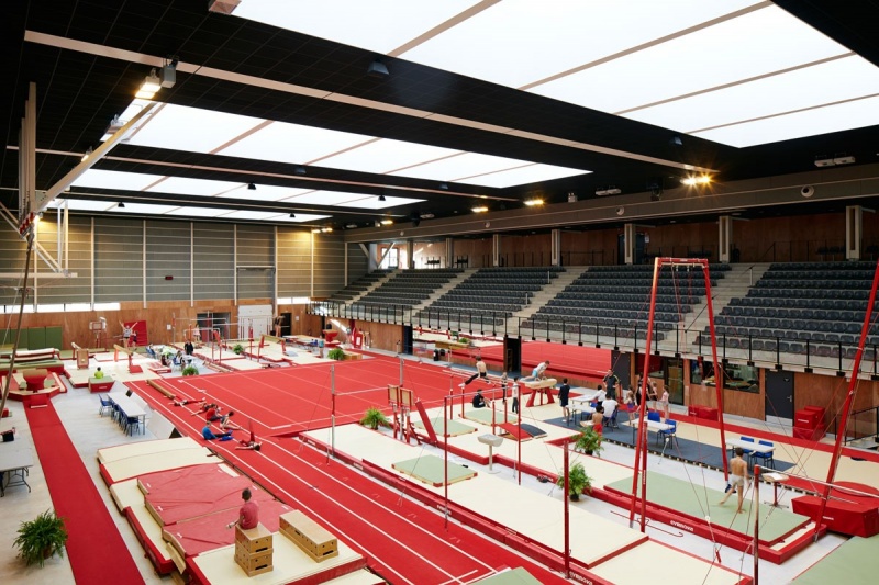 CONSTRUCTION D'UN GYMNASE BBC DDIE   LA GYMNASTIQUE  SOTTEVILLE LES ROUEN