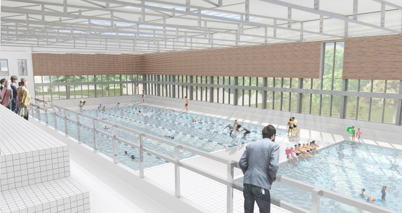 EXTENSION ET RHABILITATION DE LA PISCINE MUNICIPALE DANIELLE LESAFFRE ET DE LA SALLE DE SPORT DUPUY DE LME  ROUBAIX