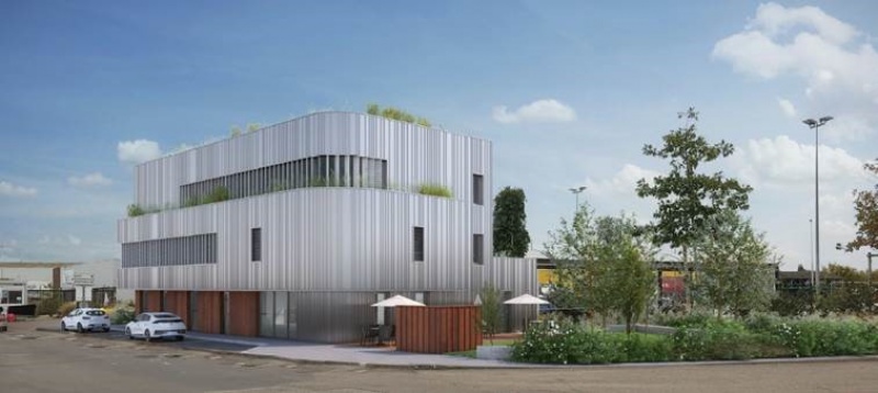 CONSTRUCTION DU BATIMENT L1 ET GUERITE / POSTE DE GARDE EST L2 SUR LE SITE DE LUBRIZOL  ROUEN