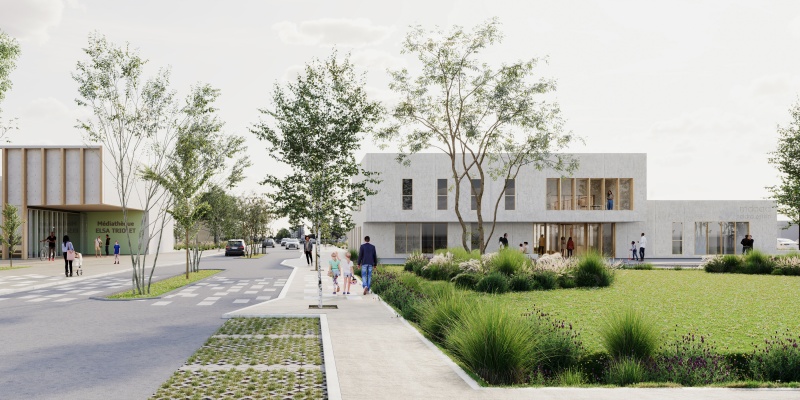 CONSTRUCTION DE LA MAISON DU CITOYEN ET DE L'ACCES AUX DROITS ET REHABILITATION DU CENTRE SOCIO-CULTUREL A SAINT-ETIENNE-DU-ROUVRAY