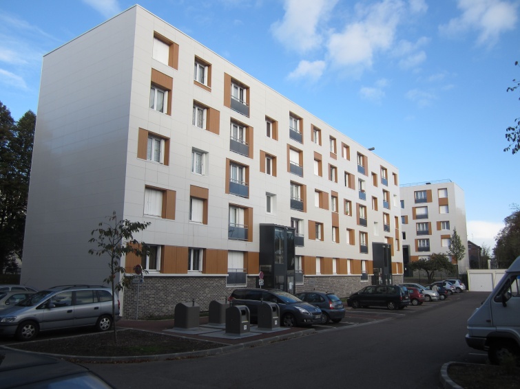 TRAVAUX D'AMLIORATION THERMIQUE DE 140 LOGEMENTS  PETIT QUEVILLY