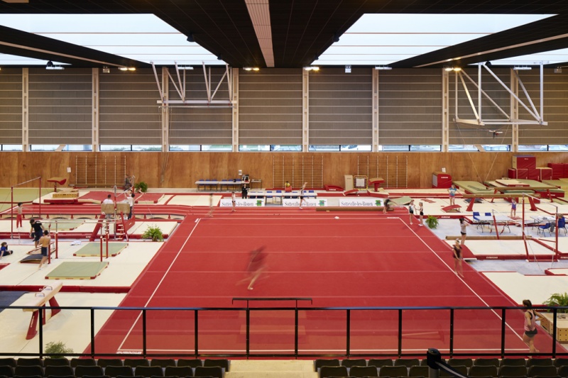 CONSTRUCTION D'UN GYMNASE BBC DDIE   LA GYMNASTIQUE  SOTTEVILLE LES ROUEN