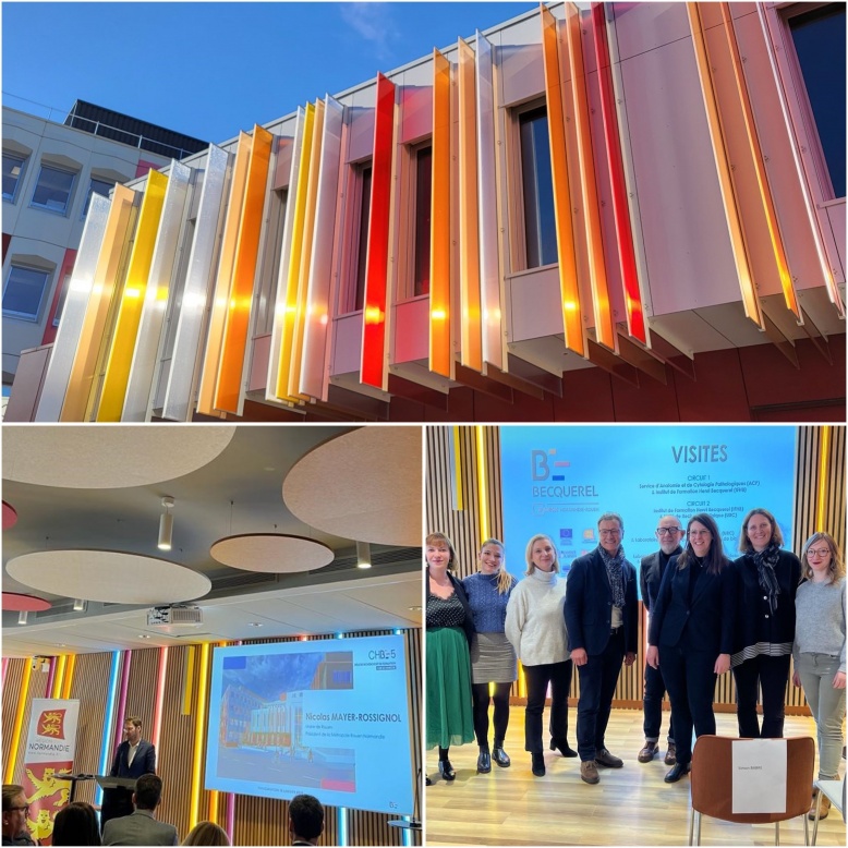 Inauguration du nouveau ple de recherche et de formation sur le cancer au Centre Henrei Becquerel  Rouen (76)