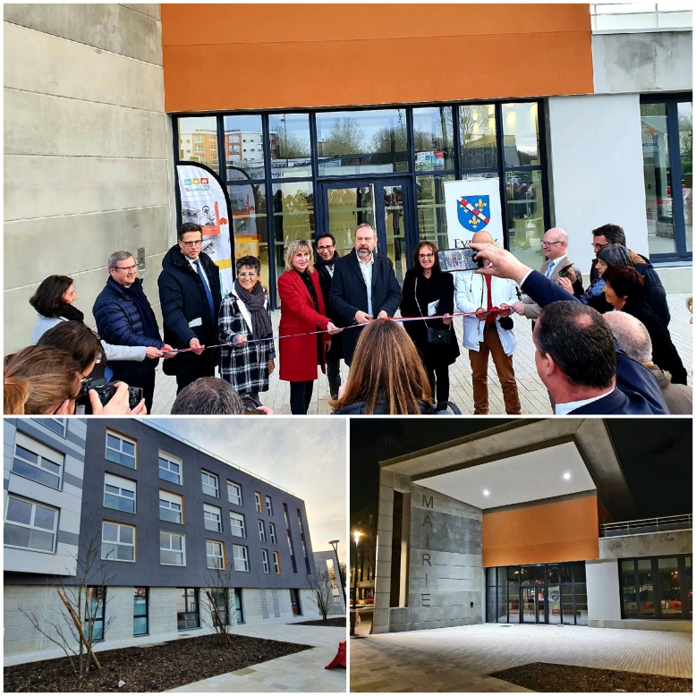 Livraison et inauguration de la rsidence autonomie  Evreux-Ntreville (27)