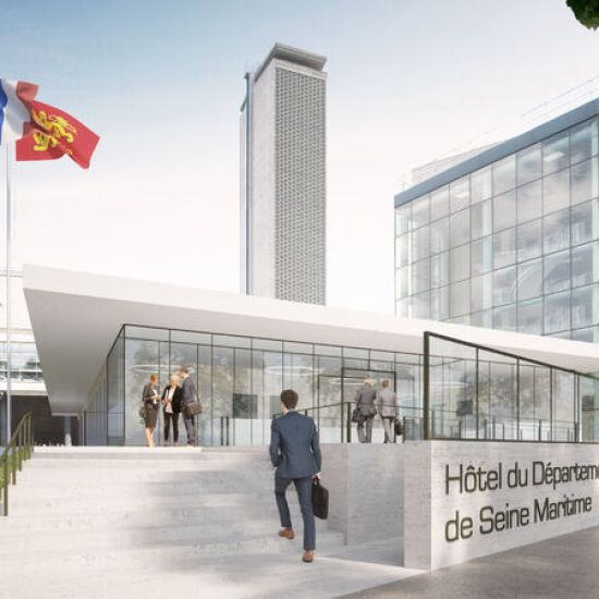 RÉNOVATION DES ESPACES DÉDIÉS AUX ARCHIVES DE L'HÔTEL DU DÉPARTEMENT 76 À ROUEN